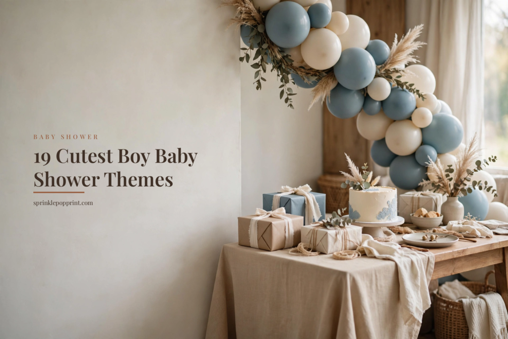 19 Cutest Boy Baby Shower Themes — featured image