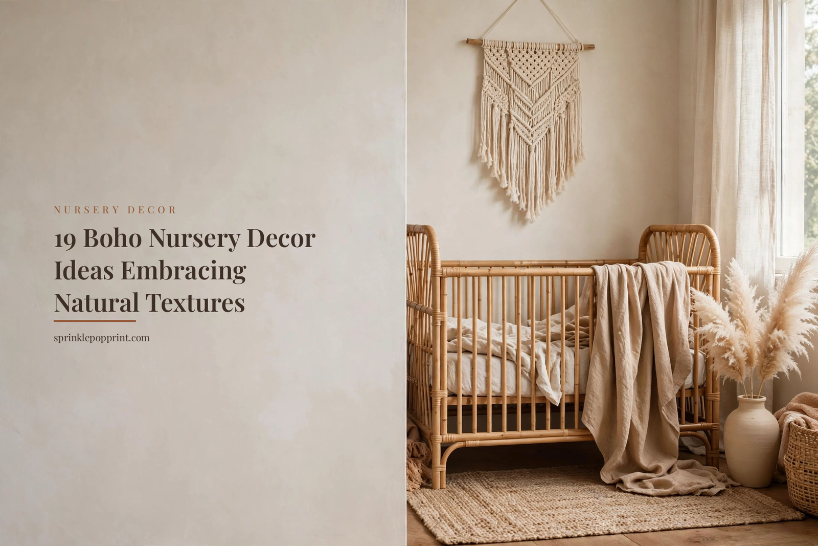 19 Boho Nursery Decor Ideas: Embracing Natural Textures