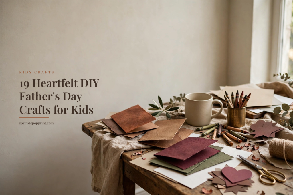 19 Heartfelt DIY Father's Day Crafts for Kids — featured image