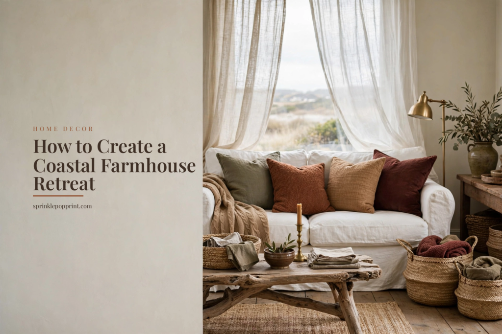 How to Create a Coastal Farmhouse Retreat — featured image