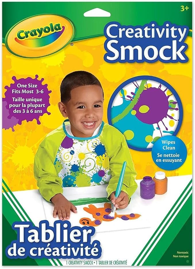 Crayola kids art smock for painting