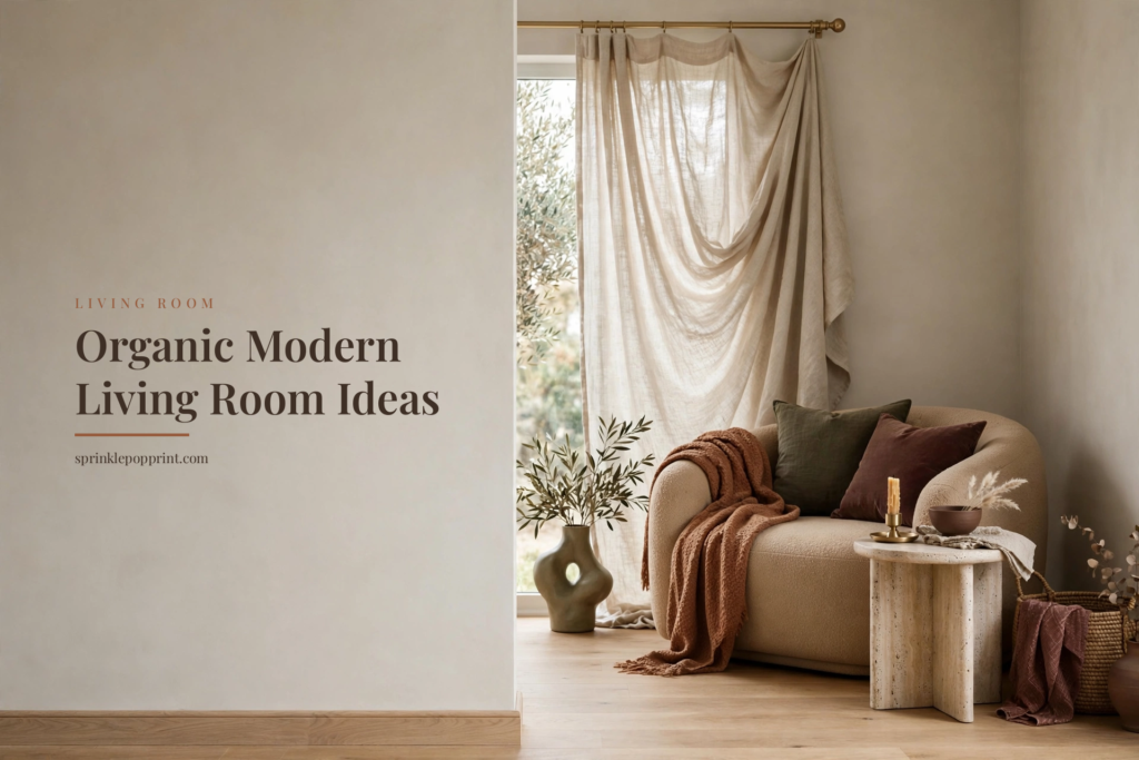 Organic Modern Living Room Ideas — featured image