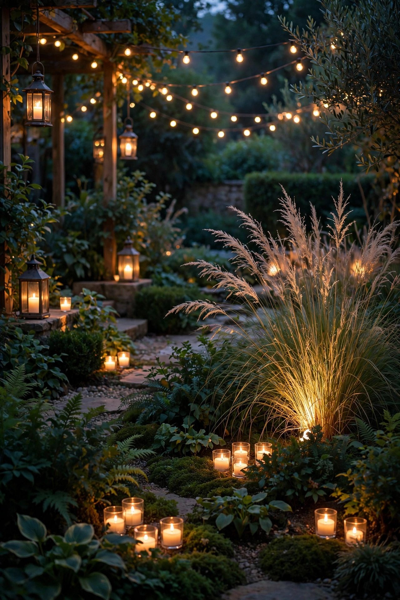 Warm Low Light in soft scape outdoor