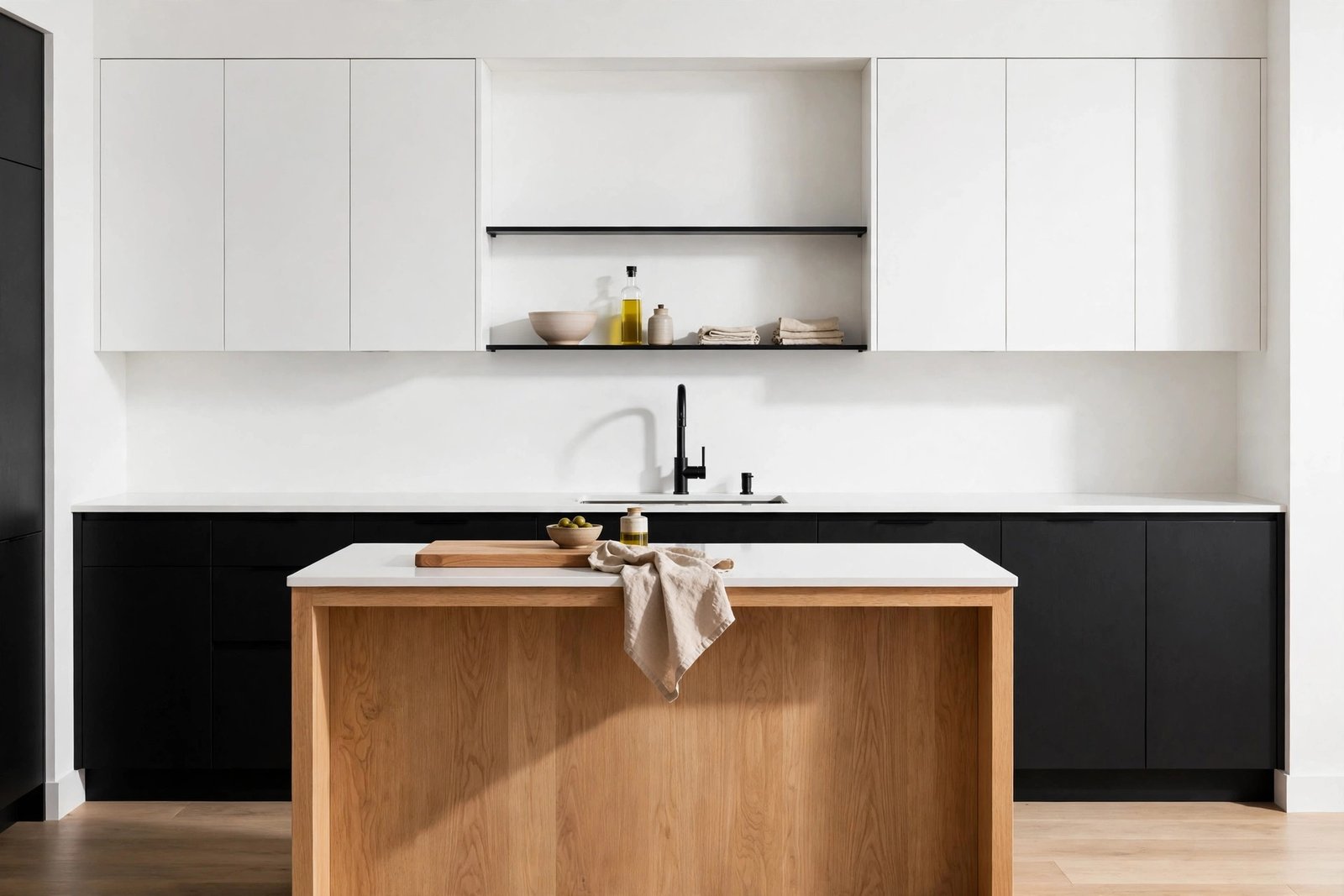 Soft Contrast Kitchen