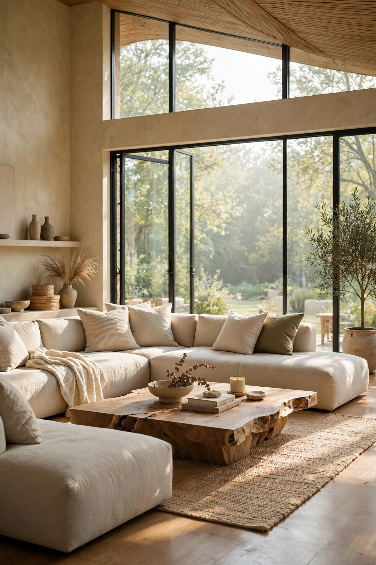 The Earthy Minimalist Great Room