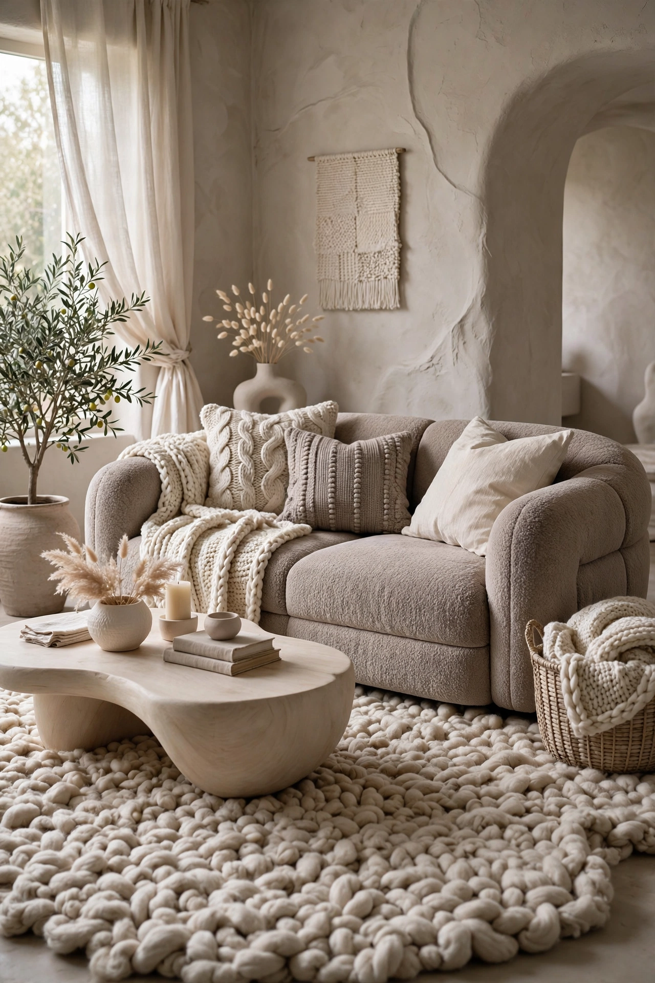 The Monochromatic Textural Den