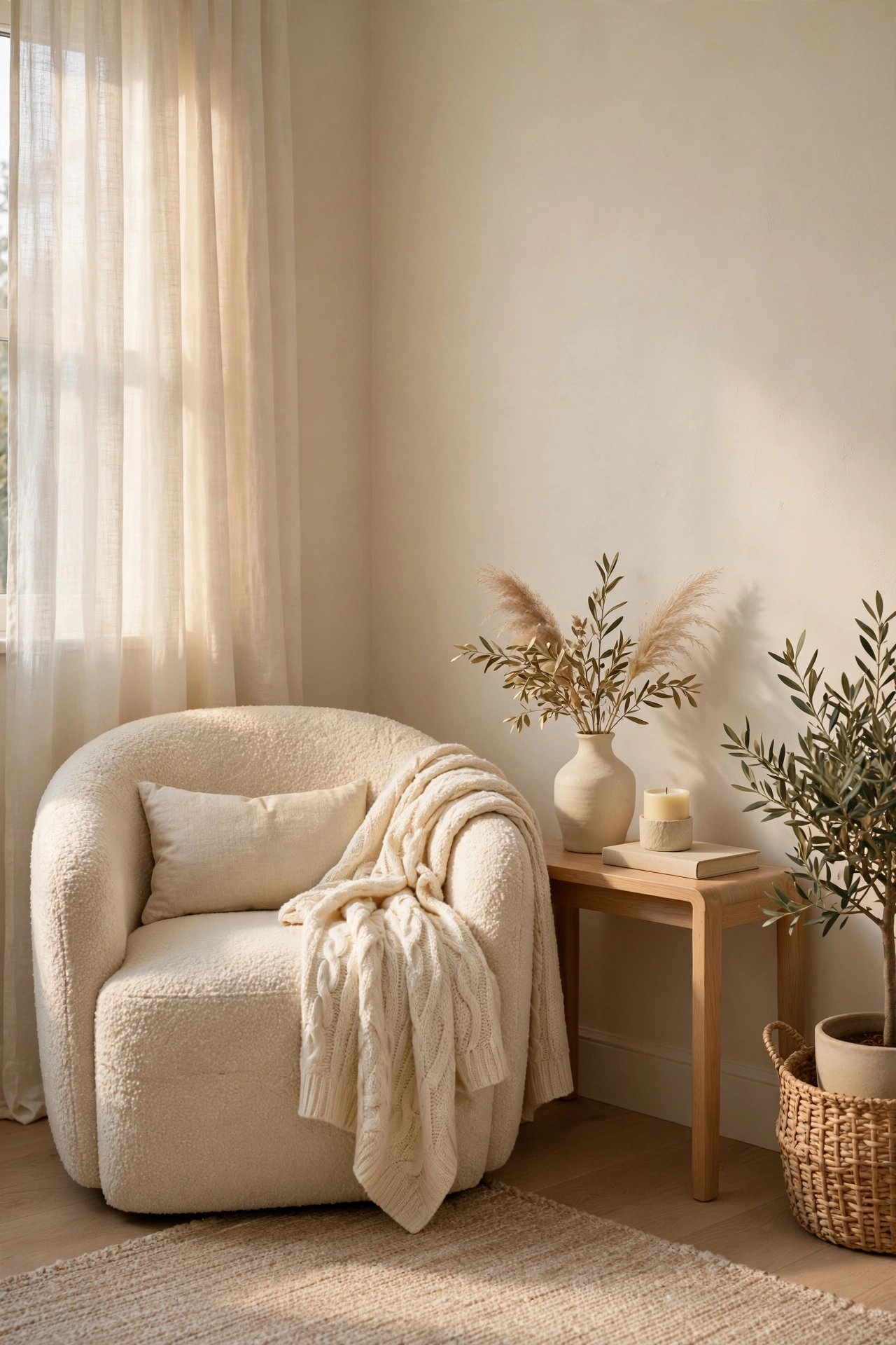 Warm Whites Over Stark Whites