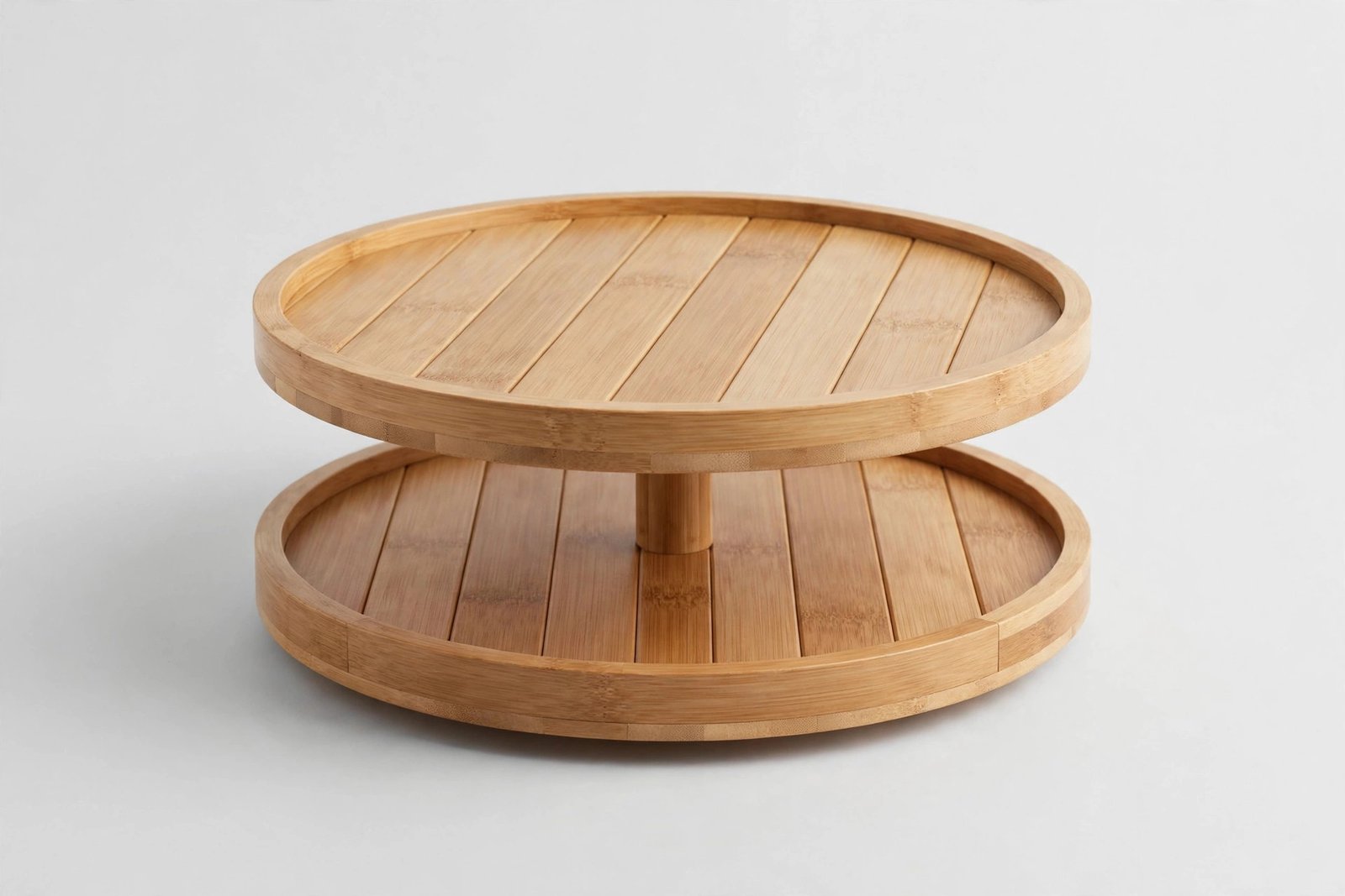 KEGFRES Lazy Susan 2 Tier Organizer Turntable for pantry and cabinet