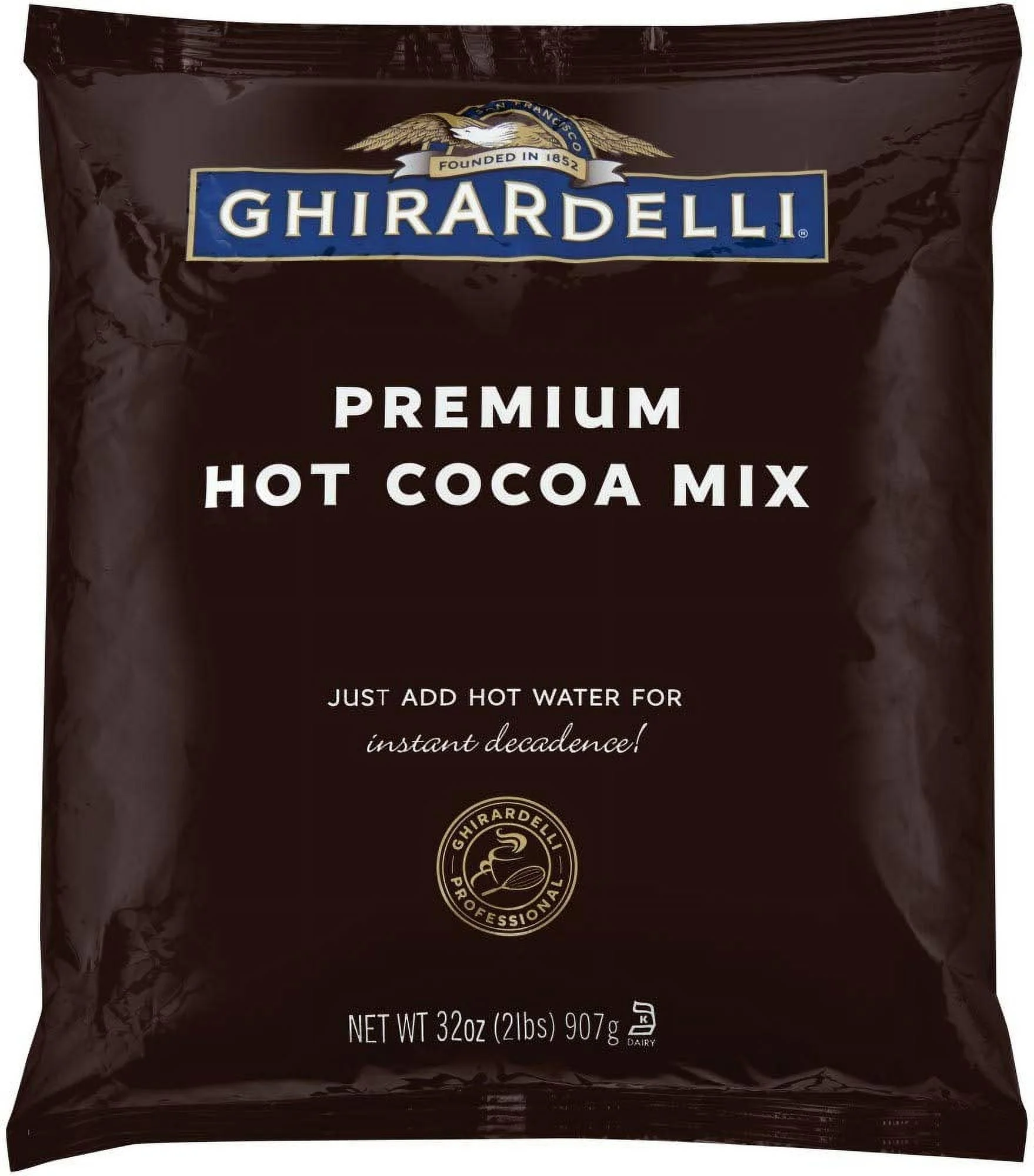 Ghirardelli Chocolate Premium Hot Cocoa Mix, 32 Ounce Packages (Pack of 2)