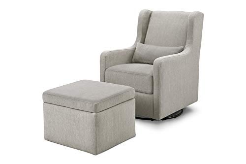 Carters by DaVinci Adrian Swivel Glider with Ottoman