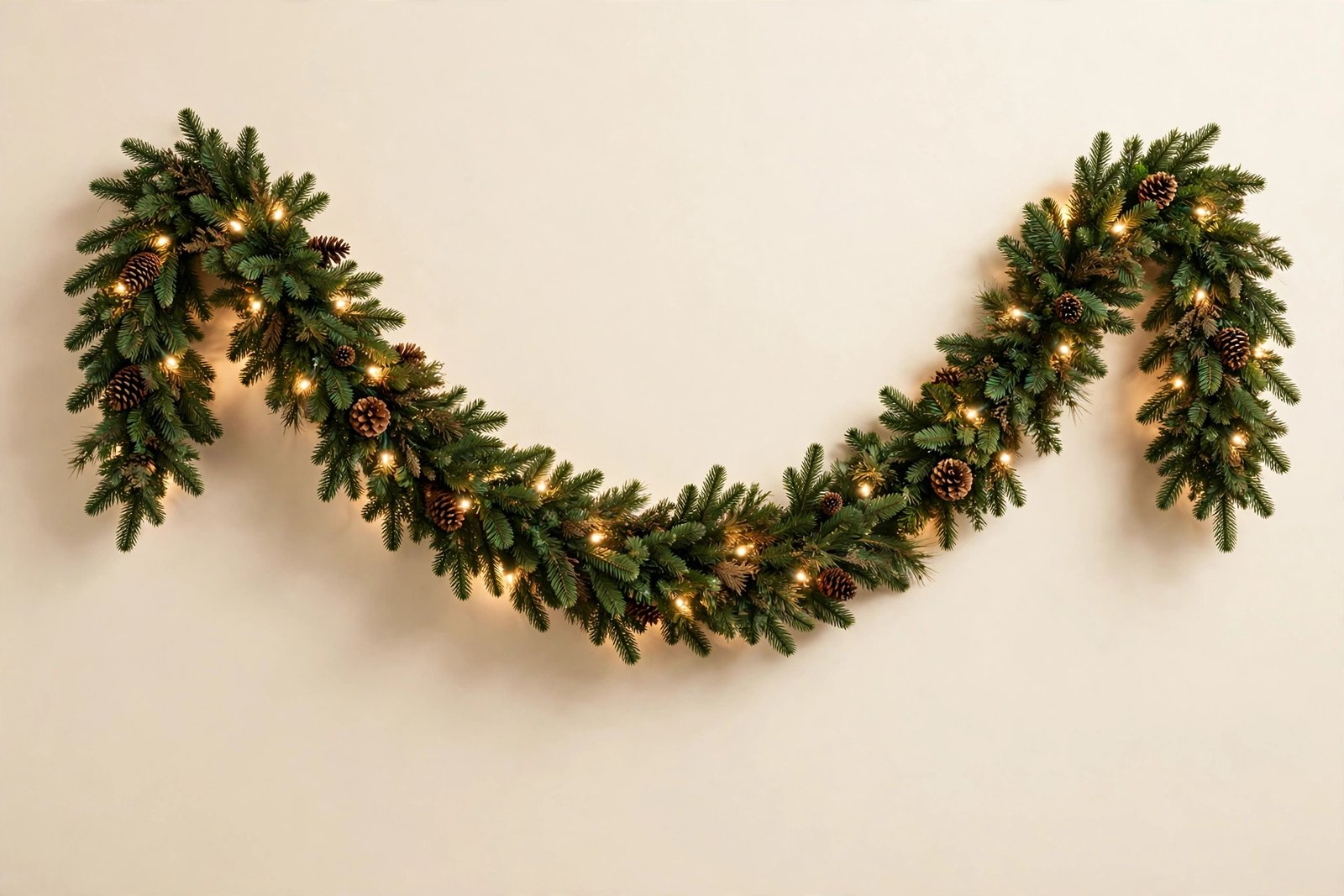 National Tree Company Crestwood Spruce Garland, 9 Feet, with 50 Warm White Lights