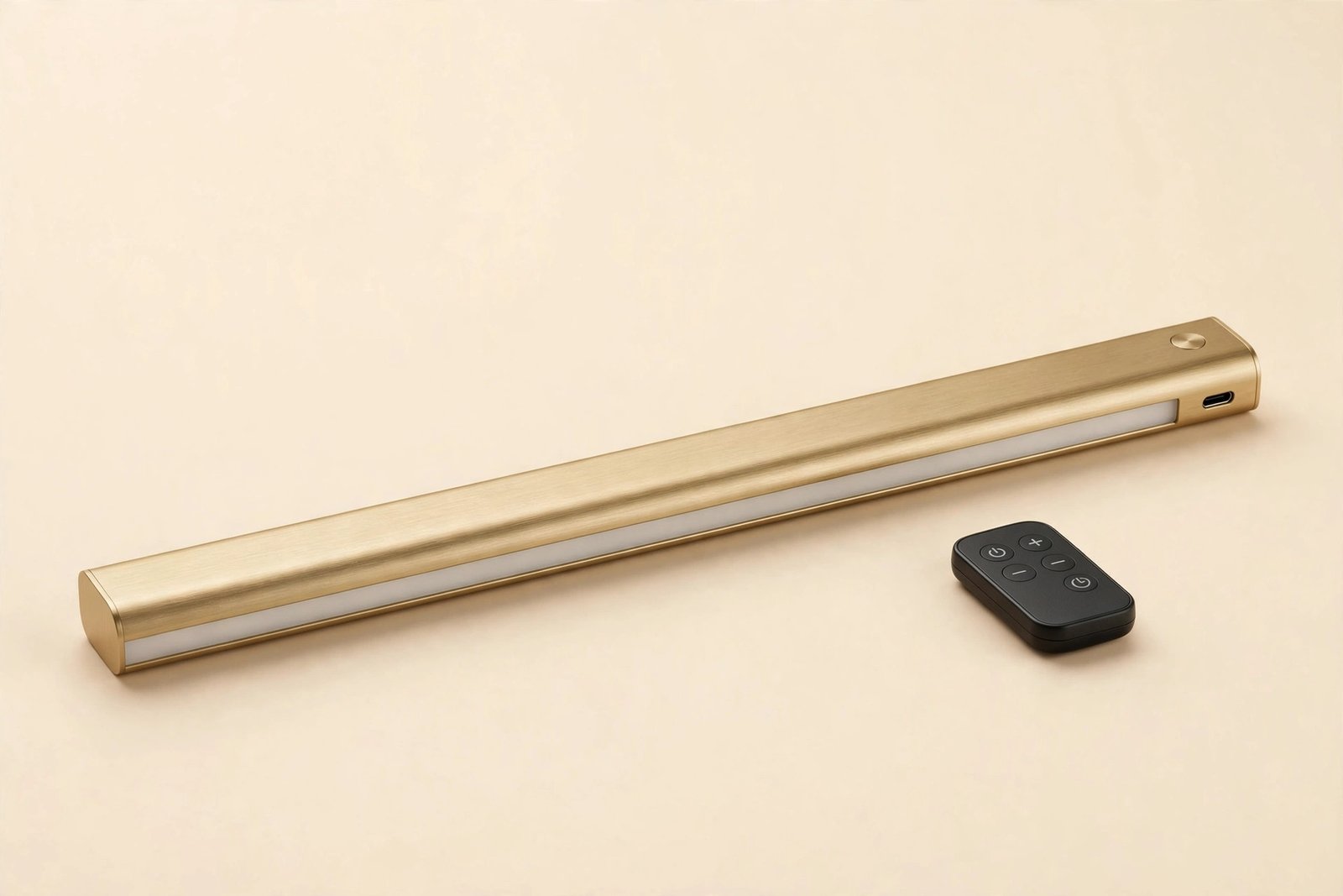 EZVALO Picture Light for Wall, 16 Inch Rechargeable Wireless Art Light with Remote, Gold